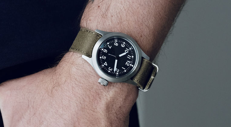 MKII Watches Hellion-BAKU Project Recover Edition Review Canteen Dive Watch World War II Mainspring Watch Magazine