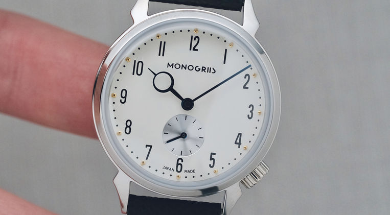 Monogriis Resta R50-001 Ivory Dial Review Mainspring Watch Magazine Japanese Microbrand Miyota 8N40 Dress Watch