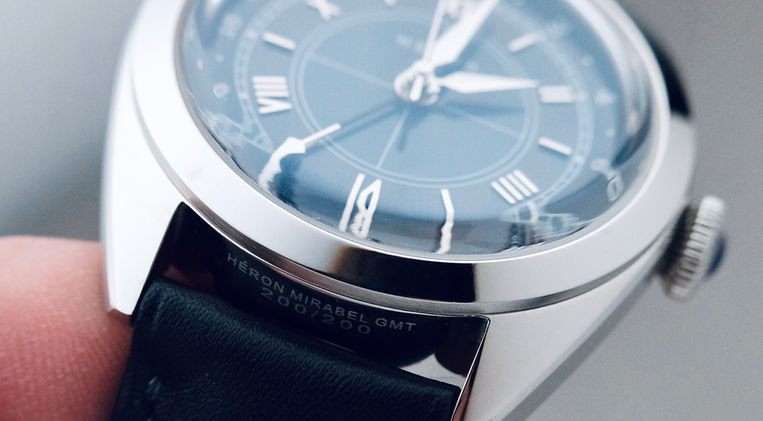 Heron Mirabel GMT Blue Review Canadian Watch Brand Flyer GMT Mainspring Watch Magazine