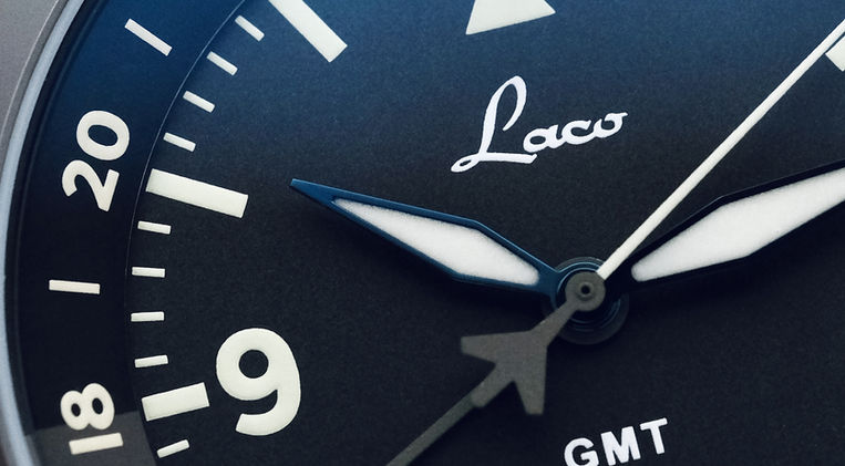 Laco Frankfurt 40 GMT Review German Watchmaking Tool Watch Pilot Watch Sellita SW300-2 Mainspring Watch Magazine