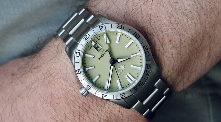 Christopher Ward Sealander GMT Pistachio 39mm Review British Watch Brand Sellita SW330-2 Mainspring Watch Magazine