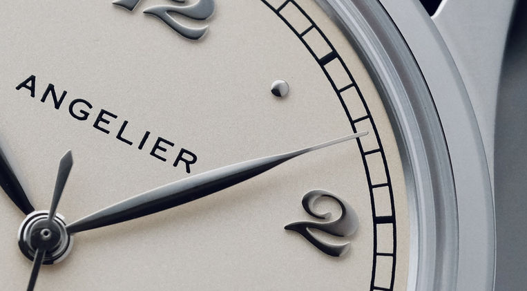 Angelier Automatic BRG Review Dutch Microbrand Dress Elegant Watch Breguet Numerals Miyota 9039 Mainspring Watch Magazine