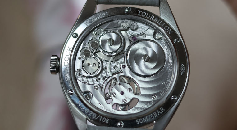 Peacock Divine Craft Ultra-Thin Tourbillon Review Chinese Watchmaking Sophies Watch World Mainspring Watch Magazine