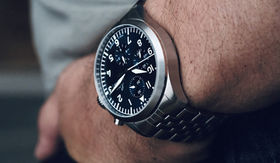 Laco Chronograaf Kiel.2 hoogwaardig automatisch horloge, 43 mm diameter, waterdicht, Made in Germany Laco Chronograaf Kiel.2 hoogwaardig automatisch horloge, 43 mm diameter, waterdicht, Made in Germany