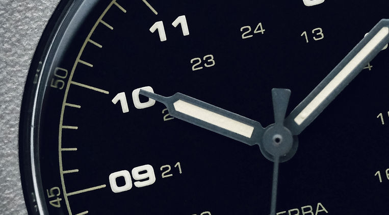 Delhi Watch Company Terra Titanium Field Watch Review Grade 2 Titanium Miyota Slim GL32 Mainspring Watch Magazine