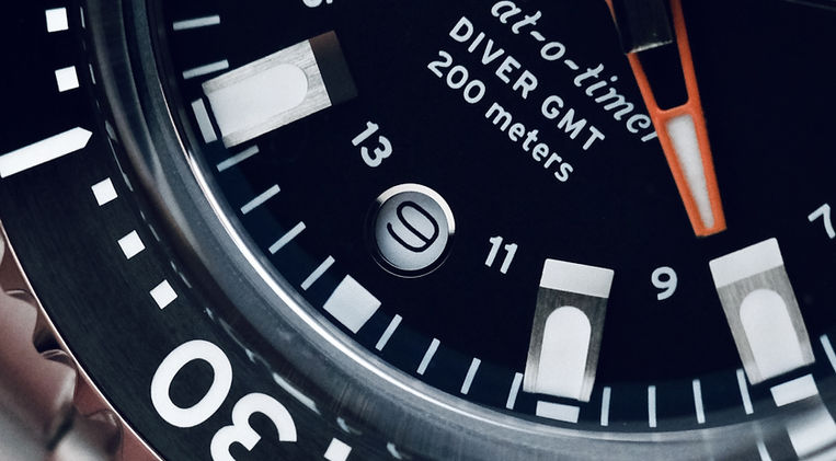 Jack Mason Strat-o-timer Titanium Diver GMT Review American Watch Brand Miyota 9075 Mainspring Watch Magazine