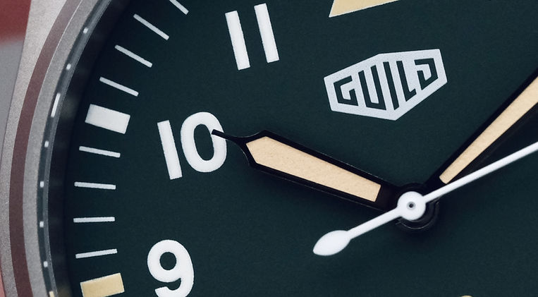 Guild Timepieces FTD Titanium Pilot Interceptor Green Review American Microbrand Military Watch Mainspring Watch Magazine
