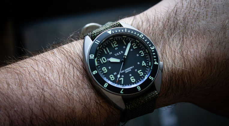 RSM Camo Straps Review Horology Obsessed Nylon Strap Distressed Hardware Mainspring Watch Magazine