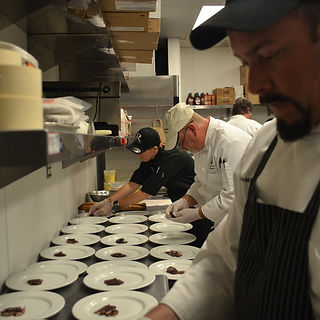 Chefs prep for GA Food Tour Dinner