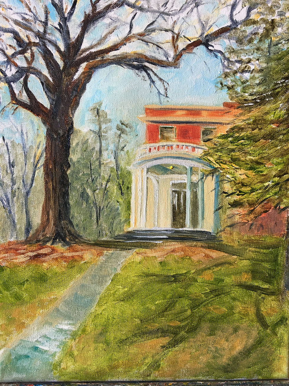 Tree by the Mansion