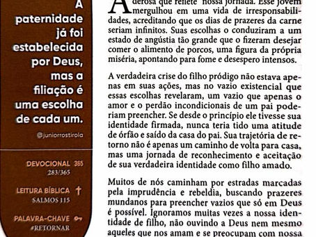 O Caminho de Volta Começa com um Passo de Coragem