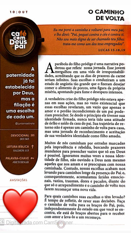 O Caminho de Volta Começa com um Passo de Coragem