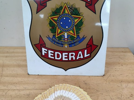 PF prende em flagrante homem com cédulas falsas recebidas pelos Correios.