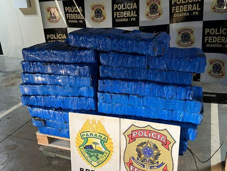PF e BPFRON apreendem cerca de 400 kg de maconha no PR