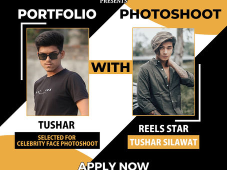 Tushar Selected for the Celebrity Face Fashion PhotoShoot with Reels Star Tushar Silawat