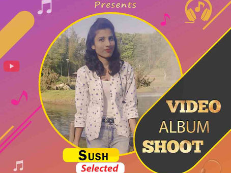 Sush is Selected for the Celebrity Face Music Video Shoot