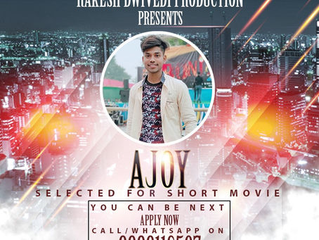 Ajoy is Selected for the Celebrity Face Short Video