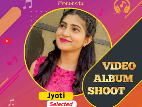Jyoti is Selected for the Celebrity Face Music Video Shoot