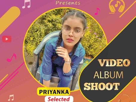 Priyanka is Selected for the Celebrity Face Music Video Shoot