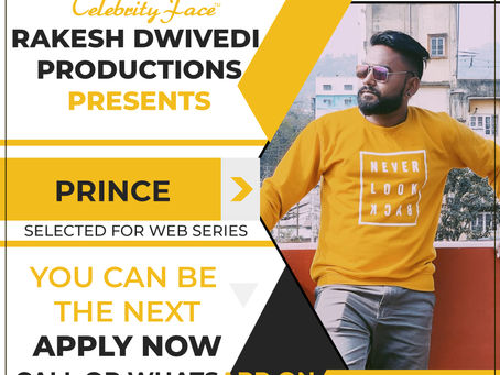 Prince is Selected for the Celebrity Face Short Video Shoot.