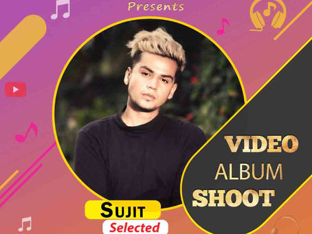 Sujit is Selected for the Celebrity Face Music Video Shoot