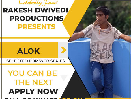 Alok is Selected for the Celebrity Face Short Video Shoot.