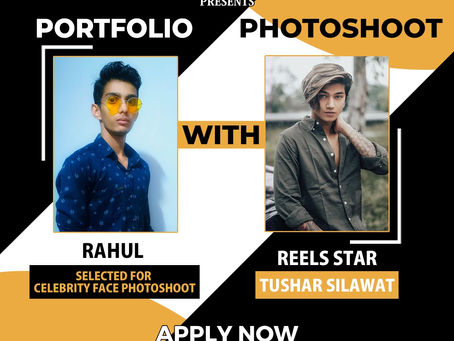 Rahul Selected for the Celebrity Face Fashion PhotoShoot with Reels Star Tushar Silawat 