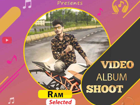 Ram is Selected for the Celebrity Face Music Video Shoot