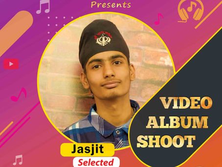 Jasjit is Selected for the Celebrity Face Music Video Shoot