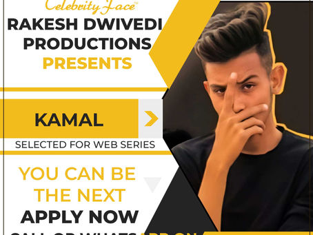 Kamal is Selected for the Celebrity Face Short Video Shoot.