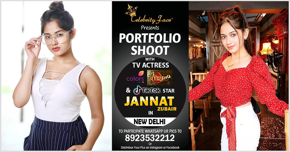Meet Top Tv Actress Jannat Zubair in Delhi on 1st September