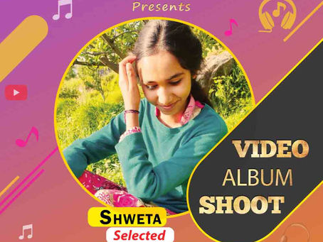 Shweta is Selected for the Celebrity Face Music Video Shoot