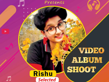 Rishu is Selected for the Celebrity Face Music Video Shoot