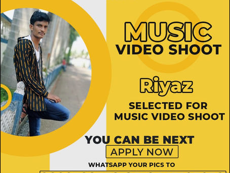 Riyaz Selected for the Celebrity Face Music Video Shoot
