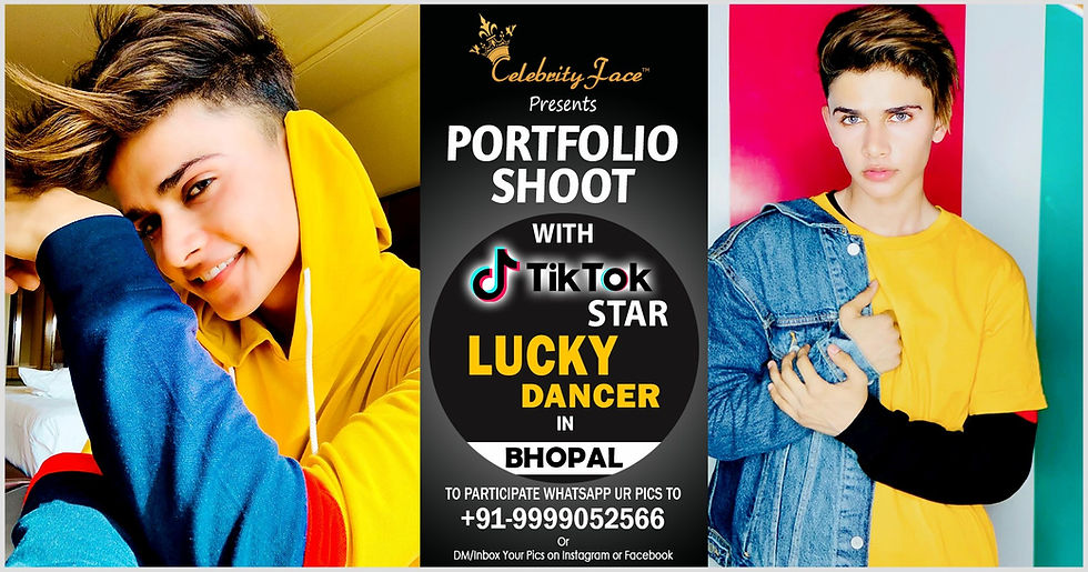 Meet Top Tik Tok Star Lucky Dancer in Bhopal on 15th September