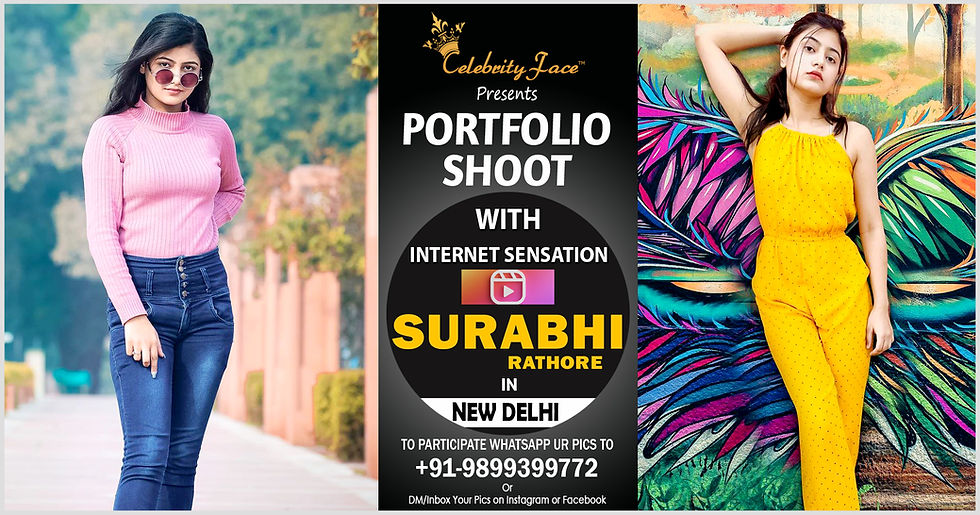Meet Greet and PhotoShoot with Reels Moj App Star Surbhi Rathore