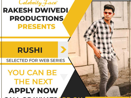 Rushi is Selected for the Celebrity Face Short Video Shoot.