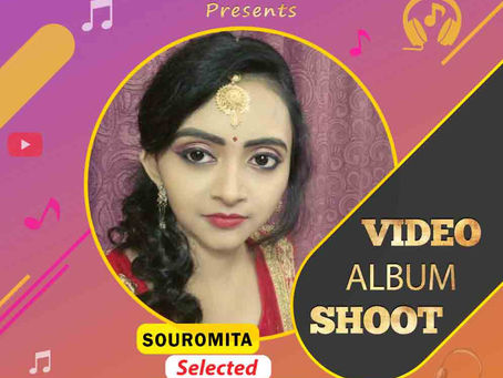 Souramita is Selected for the Celebrity Face Music Video Shoot