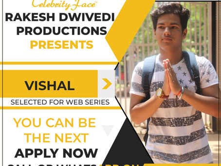 Vishal is Selected for the Celebrity Face Short Video Shoot.