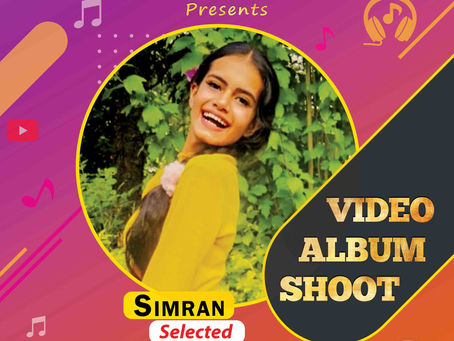 Simran is Selected for the Celebrity Face Music Video Shoot