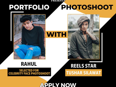 Rahul Selected for the Celebrity Face Fashion PhotoShoot with Reels Star Tushar Silawat
