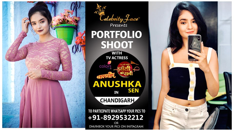 Meet Top Tv Actress Anushka sen in Chandigarh on 11th August