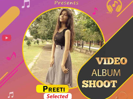 Preeti is Selected for the Celebrity Face Music Video Shoot