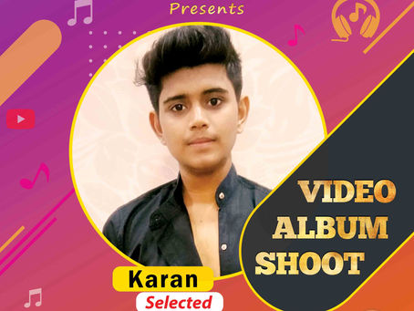 Karan is Selected for the Celebrity Face Music Video Shoot