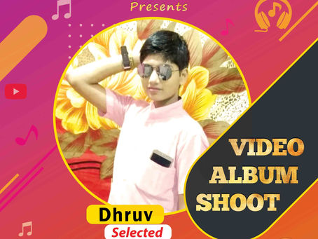 Dhruv is Selected for the Celebrity Face Music Video Shoot