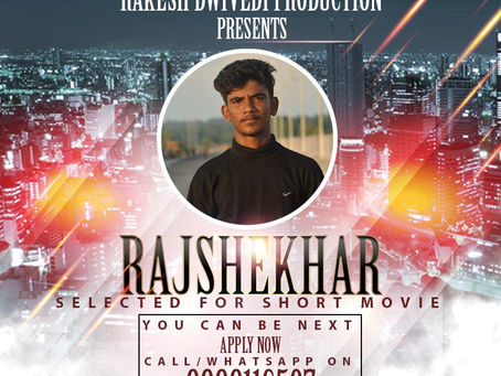 Rajshekhar is Selected for the Celebrity Face Short Video