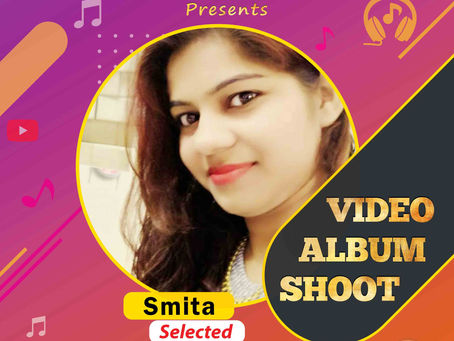 Smita is Selected for the Celebrity Face Music Video Shoot