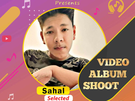 Sahal is Selected for the Celebrity Face Music Video Shoot