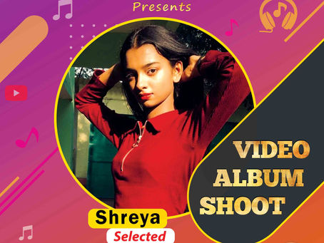Shreya is Selected for the Celebrity Face Music Video Shoot