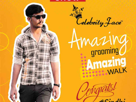 Sindhi is Selected for the Celebrity Face Fashion Show